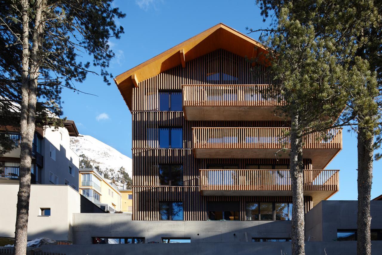 Alpine Lodge Chesa Al Parc Pontresina Luaran gambar
